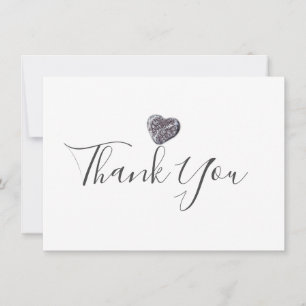 Tarjeta De Agradecimiento Descubrimiento de corazón de guijarro gracias