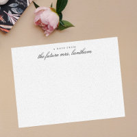 Desde el futuro señora Bridal Ducha personalizada