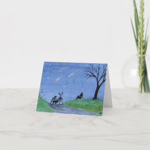 Tarjeta De Agradecimiento Deseando una estrella