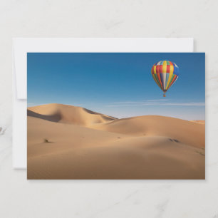Tarjeta De Agradecimiento Desiertos Dunas de arena en el desierto de Dubai