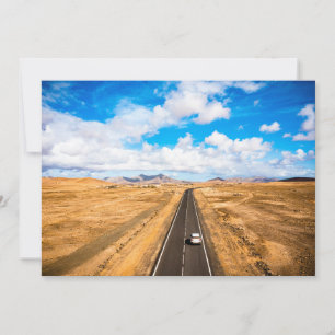 Tarjeta De Agradecimiento Desiertos Islas Canarias, España