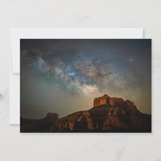 Tarjeta De Agradecimiento Desiertos | Parque Estatal Red Rocks Arizona (Anverso)