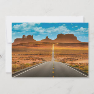 Tarjeta De Agradecimiento Desiertos   Valle del Monumento, Utah