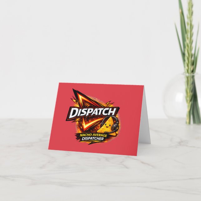 Tarjeta De Agradecimiento Despachador  (Anverso)