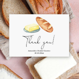 Tarjeta De Agradecimiento Despedida de soltera Butter Together Gracias