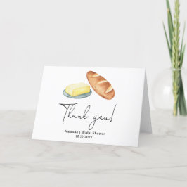 Tarjeta De Agradecimiento Despedida de soltera Butter Together Gracias