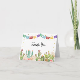 Tarjeta De Agradecimiento Despedida de soltera Cactus Boho Fiesta