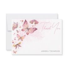 Despedida de Soltera con Mariposas de Color Rosa M