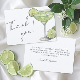Tarjeta De Agradecimiento Despedida de Soltera de Margarita