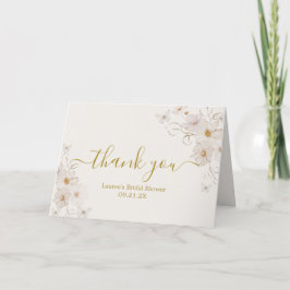 Tarjeta De Agradecimiento Despedida de soltera de mariposas