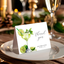 Tarjeta De Agradecimiento Despedida de Soltera Fiesta Mexicana Margarita