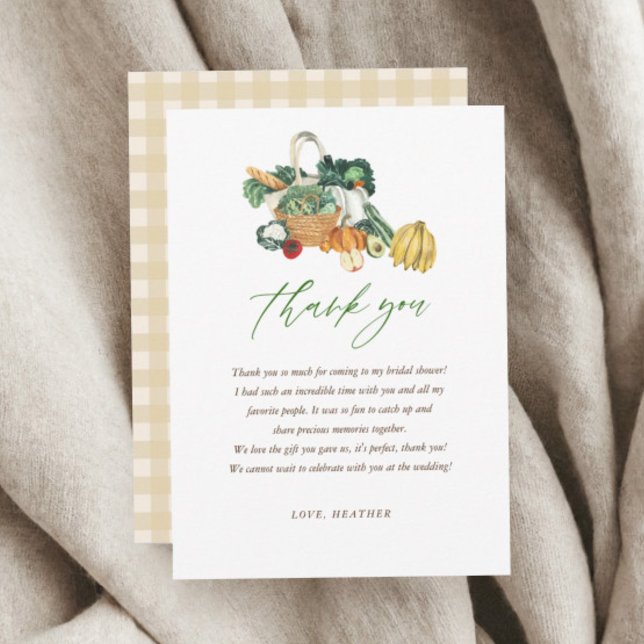 Tarjeta De Agradecimiento Despedida de Soltera Fuera del Mercado (Subido por el creador)