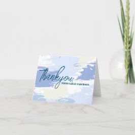 Tarjeta De Agradecimiento Despedida de soltera Modern Cloud Nine