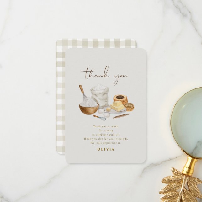 Tarjeta De Agradecimiento Despedida de soltera pronto será llevada (Anverso/Reverso In Situ)