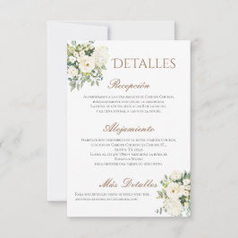 Tarjeta De Agradecimiento Detalles de Boda Boho en Español