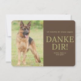 Tarjeta De Agradecimiento Deutscher Schäferhund