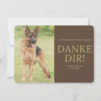 Tarjeta De Agradecimiento Deutscher Schäferhund
