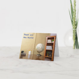 Tarjeta De Agradecimiento Día de Apreciación del Profesor en Aula