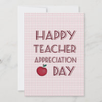 Día de aprecio del profesor