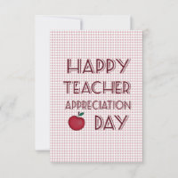 Día de aprecio del profesor
