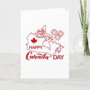 Tarjeta De Agradecimiento Día de Canadá