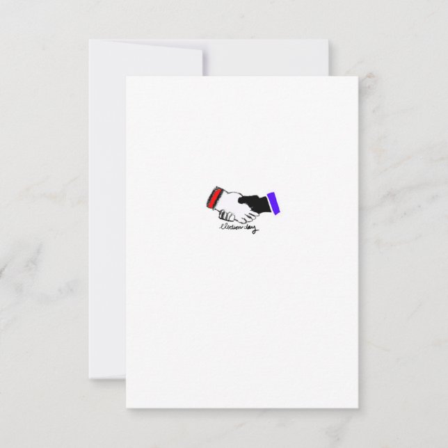 Tarjeta De Agradecimiento Día de Elecciones (Anverso)