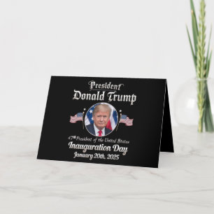Tarjeta De Agradecimiento Día de la investidura de Trump 2025 47º presidente