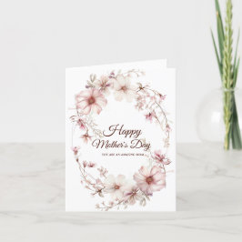 Tarjeta De Agradecimiento Día de la Madre