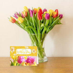 Tarjeta De Agradecimiento Día de la Madre de Tulips Sunlit