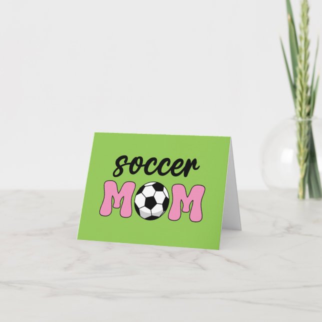 Tarjeta De Agradecimiento Día de la madre del fútbol (Anverso)