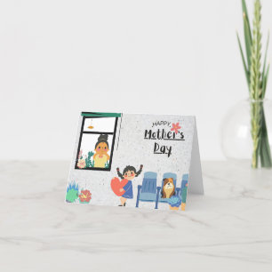 Tarjeta De Agradecimiento Día de la madre desde el niño