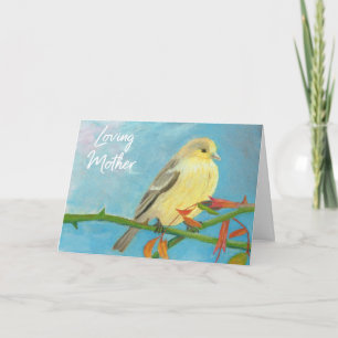 Tarjeta De Agradecimiento Día de la Madre Goldfinch
