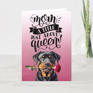 Tarjeta De Agradecimiento Día de la madre. Mamá, un título justo encima de u