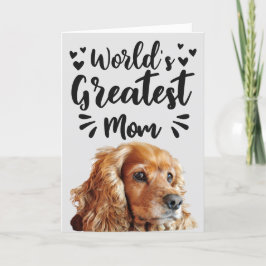 Tarjeta De Agradecimiento Día de la madre más grande del mundo