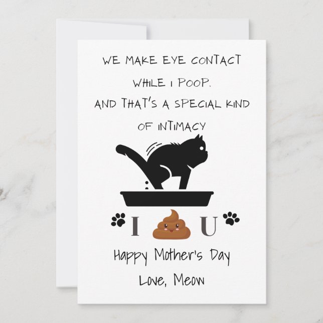 Tarjeta De Agradecimiento Día de la Madre/Padre personalizado feliz (Anverso)