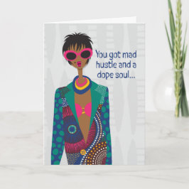 Tarjeta De Agradecimiento Día de la Madre - Trépito ajetreo, alma de los pap