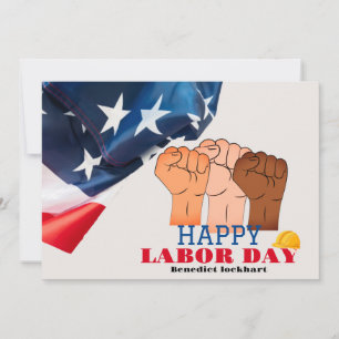 Tarjeta De Agradecimiento Día de la Unidad de Trabajadores Solidarios con ba