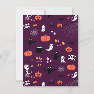 Tarjeta De Agradecimiento Día de las Brujas