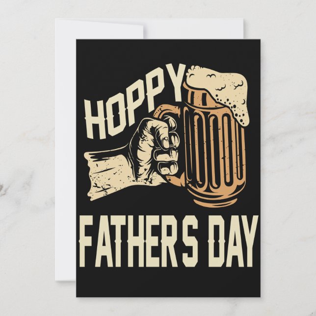 Tarjeta De Agradecimiento día de los padres de hoppy (Anverso)