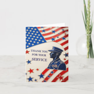 Tarjeta De Agradecimiento Día de los Veteranos