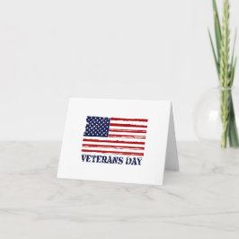 Tarjeta De Agradecimiento Día de los Veteranos y Código de Morse