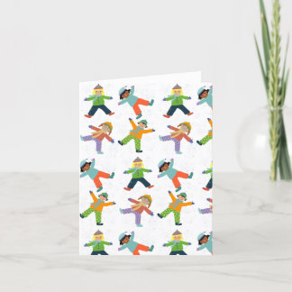 Tarjeta De Agradecimiento Día de Nieve