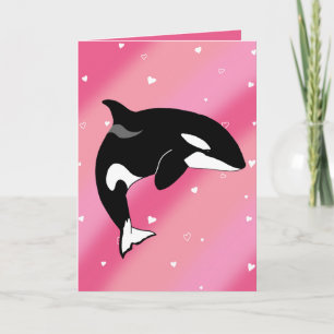 Tarjeta De Agradecimiento Día de San Valentín de Orca