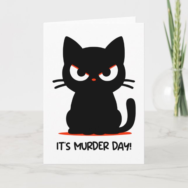 Tarjeta De Agradecimiento Día del Asesinato (Anverso)