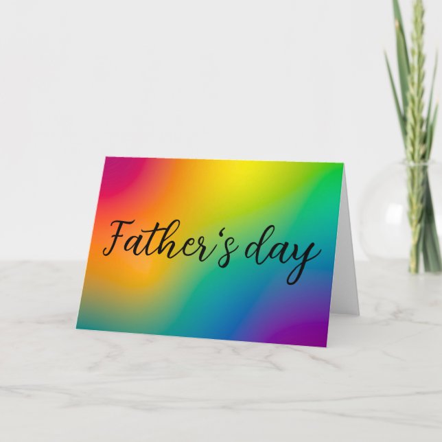 Tarjeta De Agradecimiento Día del padre (Anverso)