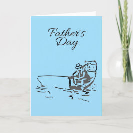 Tarjeta De Agradecimiento Día del Padre Pescador