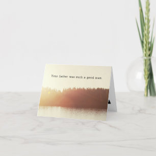 Tarjeta De Agradecimiento Día del Padre sin Padres - Padre Orgulloso - Horiz