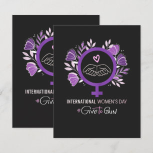 Tarjeta De Agradecimiento Día Internacional de la Mujer 2026 8 de marzo
