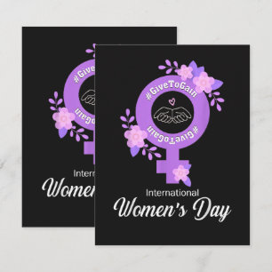 Tarjeta De Agradecimiento Día Internacional de la Mujer 8 de marzo
