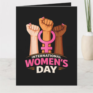 Tarjeta De Agradecimiento Día Internacional de la Mujer 8 de marzo